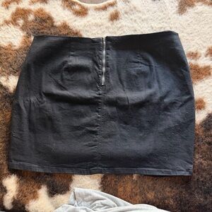 Rue 21 Classic Black Mini Skirt with Back Zip